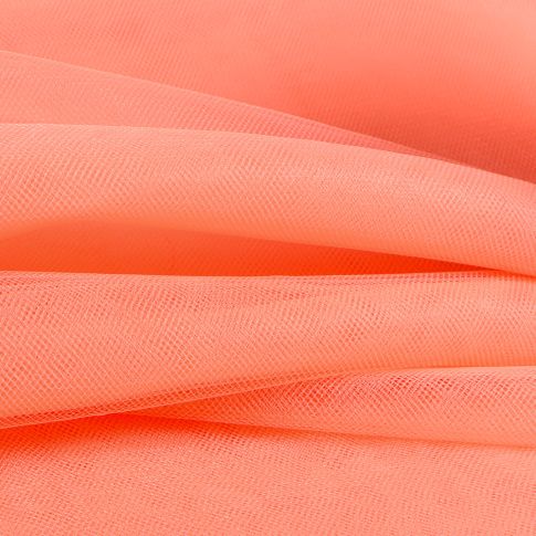 Tissu Tulle souple grande largeur uni Melon
