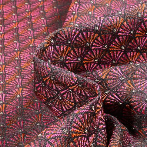 Tissu Jacquard Arcade Rose fuchsia