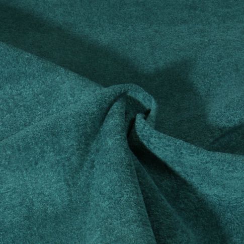 Tissu Velours d'ameublement texturé Genova Bleu canard