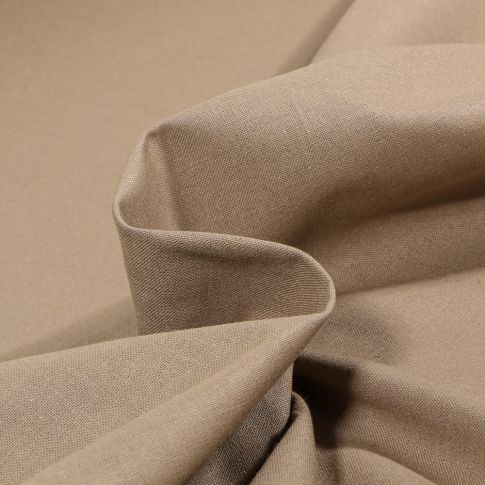 Tissu Coton uni Gris tourterelle