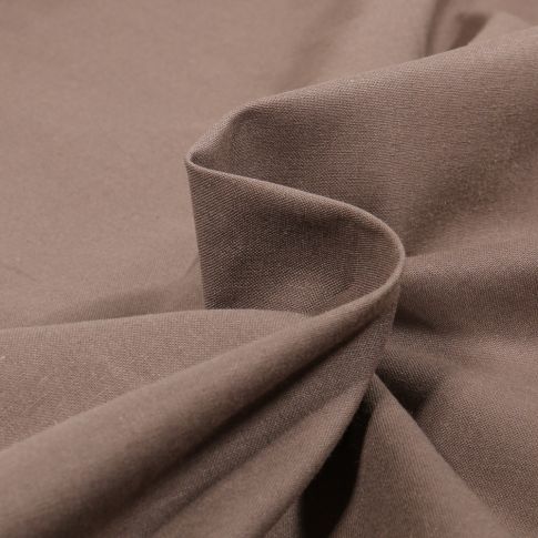 Tissu Coton uni Gris gasoil