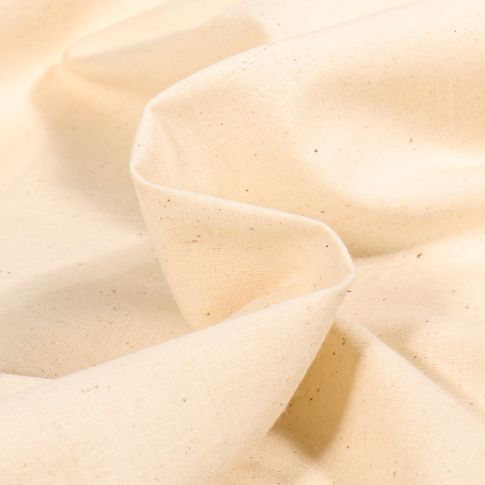 Tissu Coton uni  Naturel