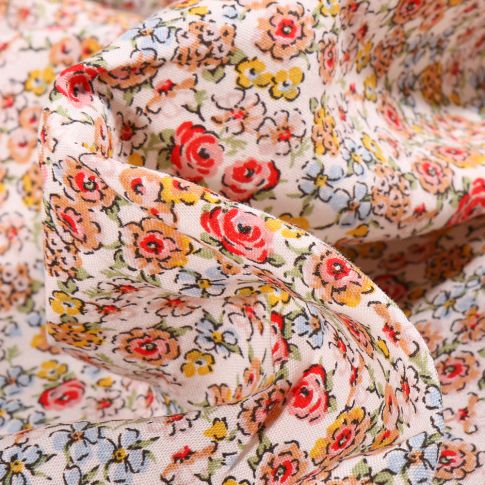 Tissu Viscose Arty Julia sur fond Beige