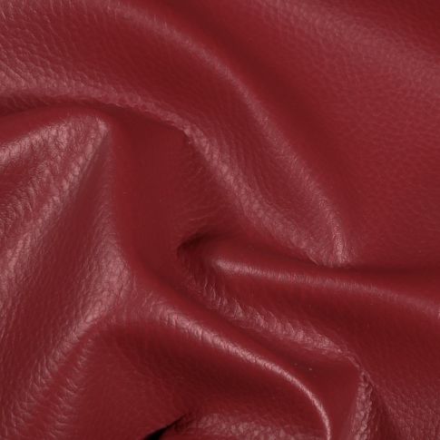 Coupon Simili cuir d'ameublement uni Bordeaux - Coupon de 300 cm