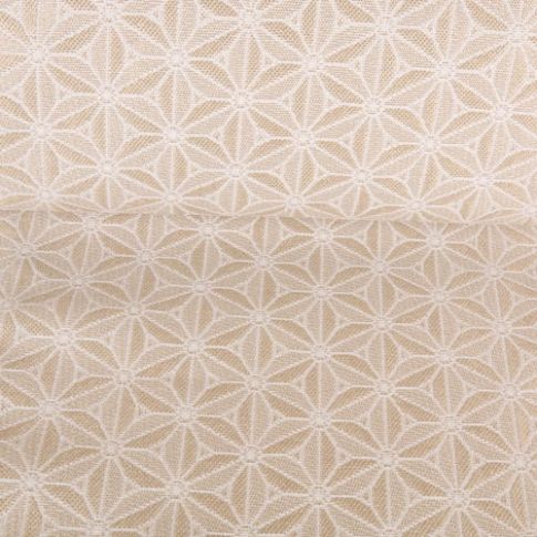 Tissu Jacquard Casual sur fond Naturel