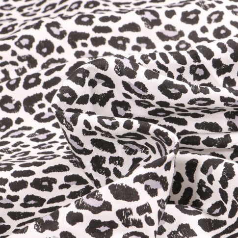 Tissu Viscose Arty Piel sur fond Blanc