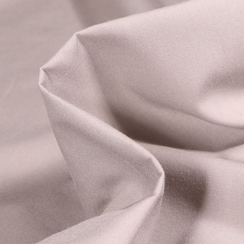 Tissu Popeline de coton mercerisé uni Elise Gris souris