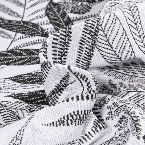 Tissu Jacquard Rossini sur fond Blanc