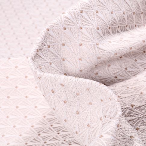 Tissu Jacquard Sinatra Gris perle
