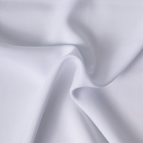 Tissu Viscose uni Blanc