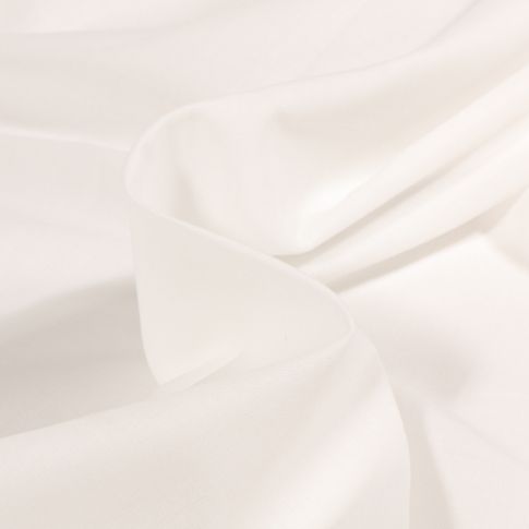 Tissu Voile de coton uni Tissia Ecru