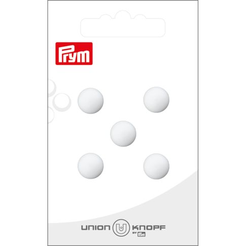 Bouton Prym Isabelle boule 10 mm x5 - Blanc