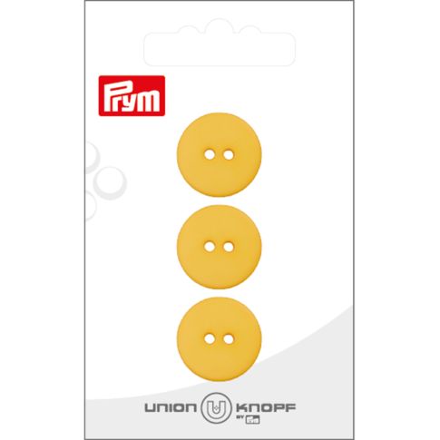 Bouton Prym Stella 18 mm x3 - Jaune