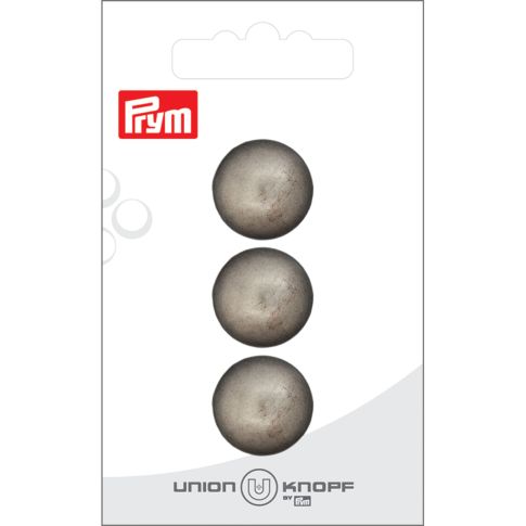 Bouton Prym Chloé Métal 18 mm x3 - Argent vieilli