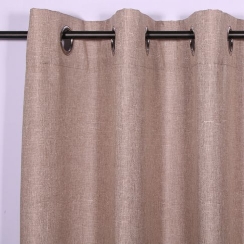 Rideau à oeillets Craftine 140 x 260 cm Chambray Uni Monflanquin Lin
