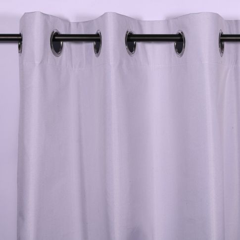 Rideau occultant Craftine 140 x 260 cm Microfibre Unie Monpazier Blanc