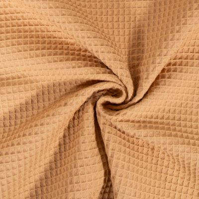Tissu Nid d&#039;abeille Beige foncé x10cm