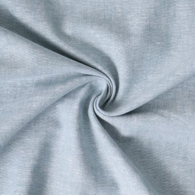 Tissu Chambray Velinor uni Bleu chiné - Par 10 cm