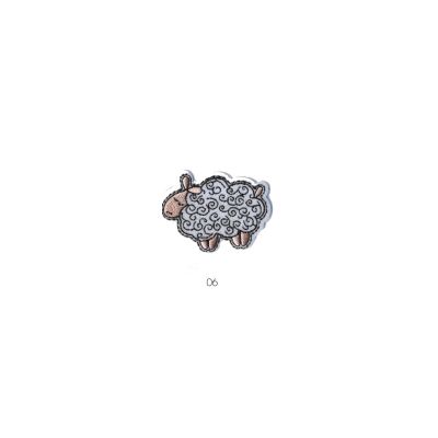 Ecusson Thermocollant Mouton Blanc
