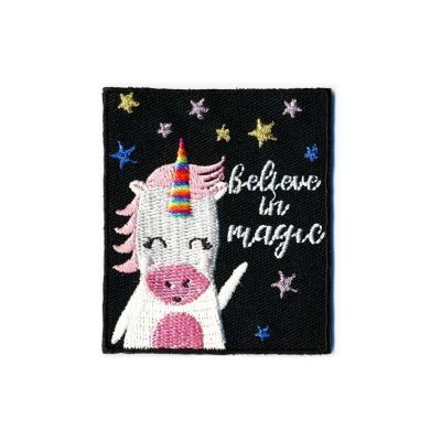 Ecusson Thermocollant Licorne blanche