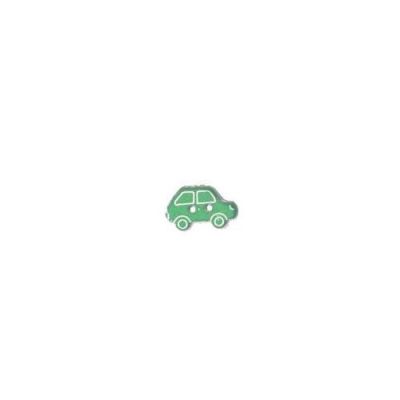 Bouton Voiture Polyester Vert