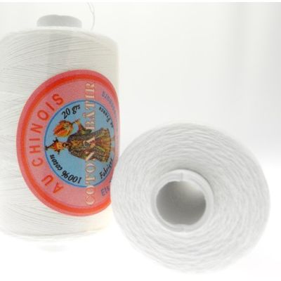Coton à Bâtir Au Chinois 20 g - Blanc