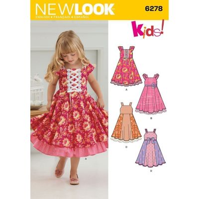 Patron New Look 6278 Robe Fillettes