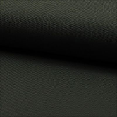 Tissu Coton Sergé d&#039;ameublement uni Anthracite - Par 10 cm