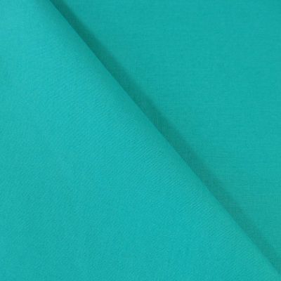 Tissu Popeline Bleu turquoise x10cm