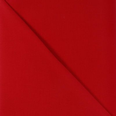 Tissu Voile de coton Rouge x10cm