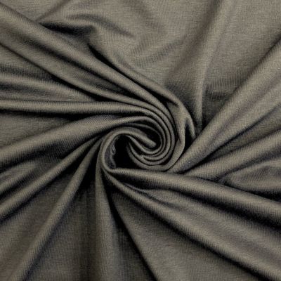 Tissu Jersey Viscose uni Gris clair x10cm