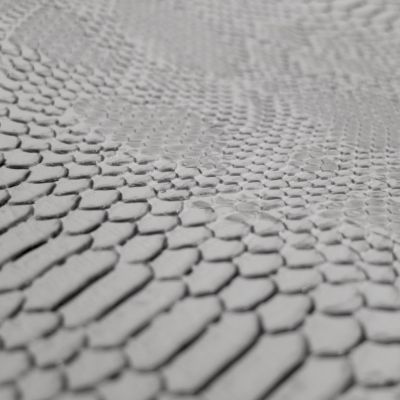 Simili cuir Comodo Blanc - Par 50 cm
