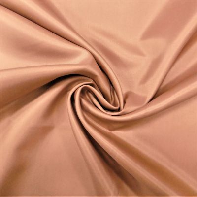 Tissu Doublure Pongé Beige foncé - Par 10 cm