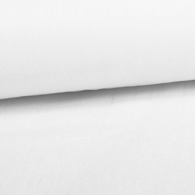 Tissu Tulle Souple Grande Largeur Blanc - Au mètre
