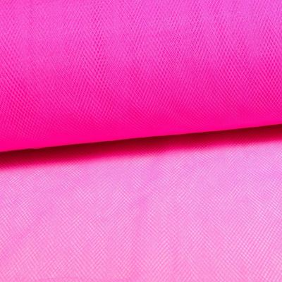 Tissu Tulle Souple Grande Largeur Fuschia Fluo - Au mètre