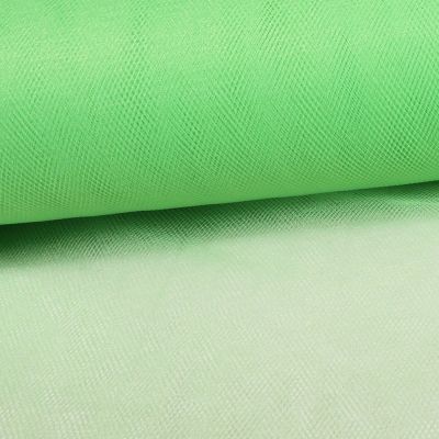 Tissu Tulle Souple Grande Largeur uni Vert Jade - Au mètre