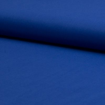 Tissu Voile de coton uni Bleu roi - Par 10 cm