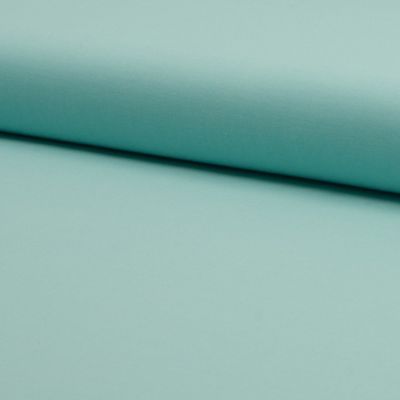 Tissu Voile de coton uni Vert menthe - Par 10 cm