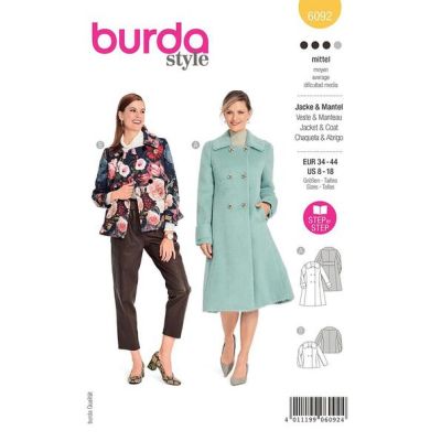 Patron Burda 6092 Veste &amp; Manteau