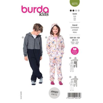 Patron Burda 9275 Combinaison