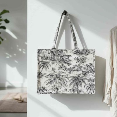 Kit Couture Craftine sac Cabas Jacquard Jungle