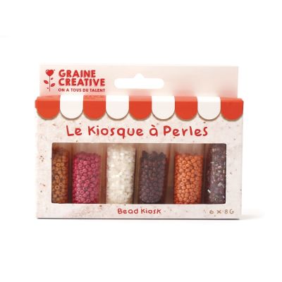 Le Kiosque à Perles Chai Latte 6 couleurs