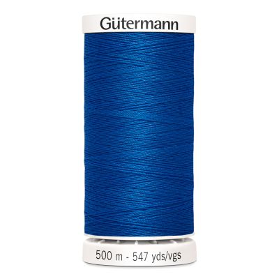 Fil Gütermann Pour tout coudre 500m - Bleu roi