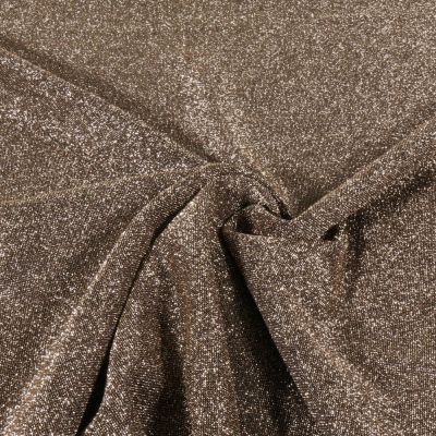 Tissu Maille Lurex pailleté uni Or - Par 10 cm