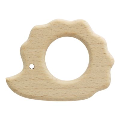 Anneau de dentition bébé en bois Com&#039;1 idée - Hérisson