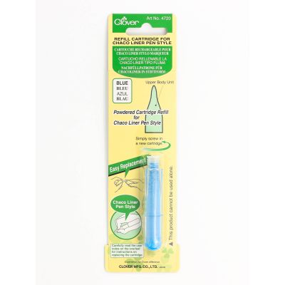 Cartouche rechargeable Clover pour stylo chaco liner Bleu
