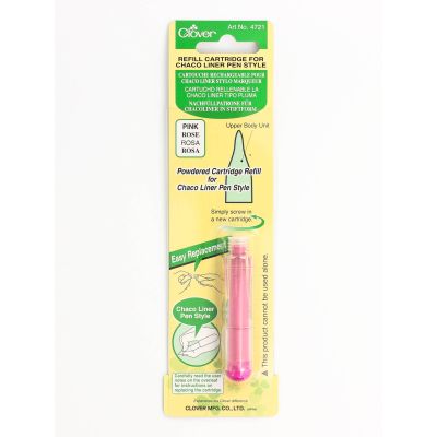 Cartouche rechargeable Clover pour stylo chaco liner Rose