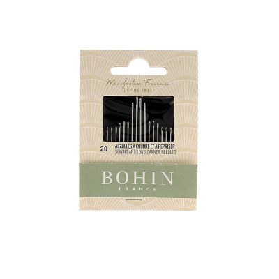 Carnet de 20 aiguilles à coudre et à repriser Bohin x20