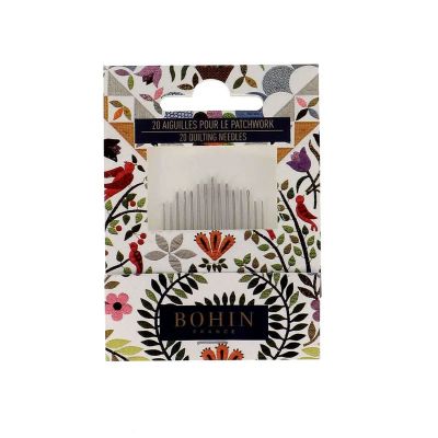 Carnet de 20 aiguilles à coudre pour Patchwork Bohin