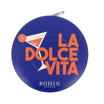 Mètre ruban 150 cm Bohin La Dolce Vita